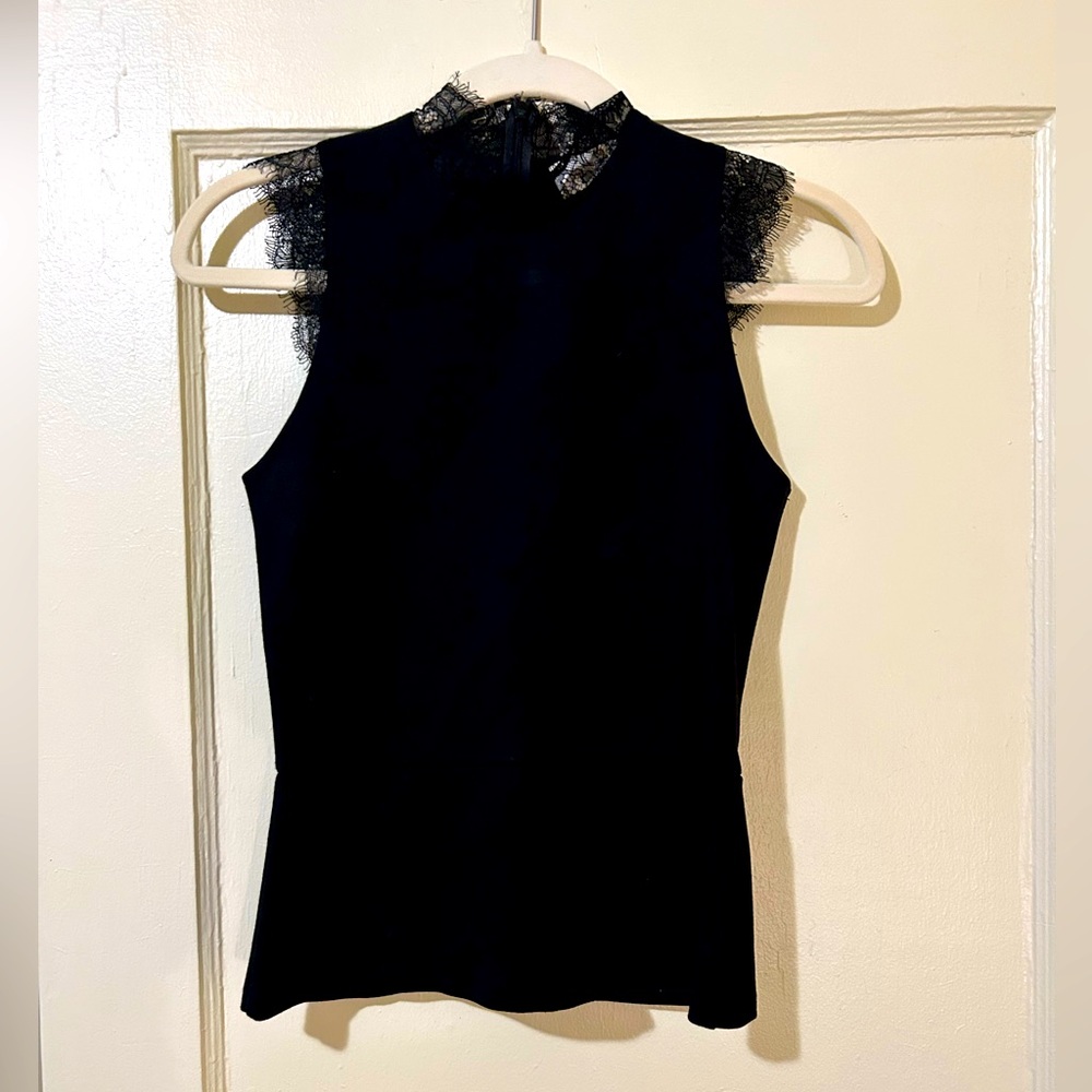 Amanda Uprichard black formal top